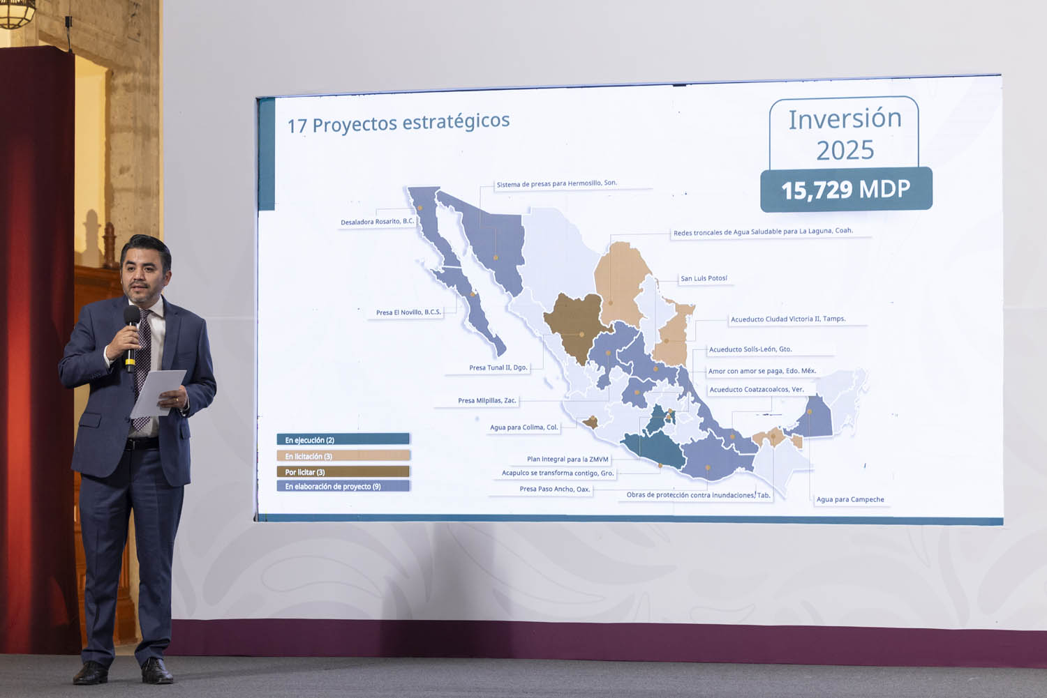 Conagua acelera obras de agua y riego en México